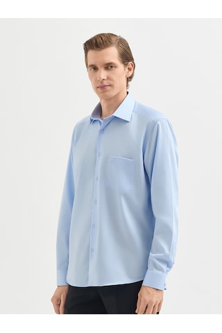 Karaca Erkek Regular Fıt Gömlek-açık Mavi 11.25s.04.310 Açik Mavi