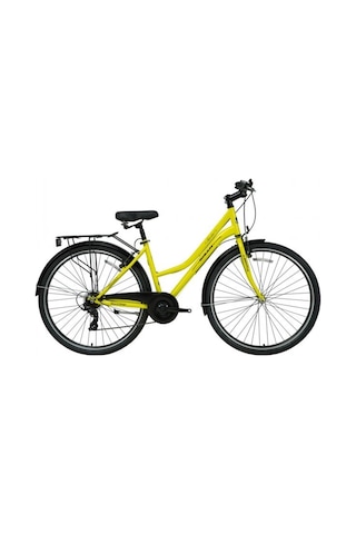 BİSAN SMILE BAYAN ŞEHİR BİSİKLETİ 46CM V 28 JANT 7 VİTES SARI SİY