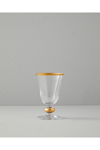 Englısh Home Golden Orient Cam 3'lü Cup - Dondurma Kasesi Gold Gold - Şeffaf