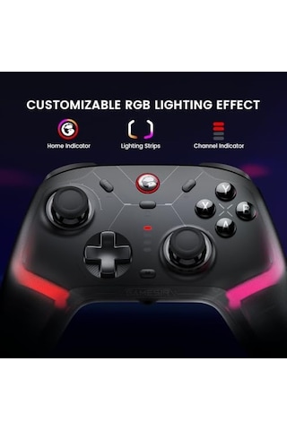 Cyclone 2 Wireless Pc Controller 1000hz Polling Rate, Tmr Joysticks, Hall Effect & Micro 2-in-1 Triggers, Pc Gaming Controller For Pc/android/switch/switch 2 With Charging Dock Black