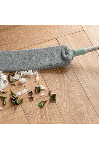 Mikrofiber Başlıklı Girintili Yüzey Dip Köşe Raf Temizleme Mopu V
