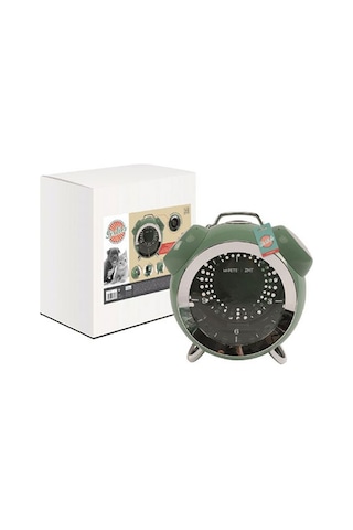 M-Pets Sixties Clock Klasik Kedi Küçük Irk Köpek Taşıma Çantası Yeşil 40 x 44 x 26 CM