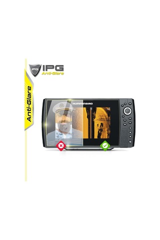 Humminbird Fishfinder İçin Ipg Anti-glare Parlama Önleyici Mat Ekran Koruyucu Helix 9