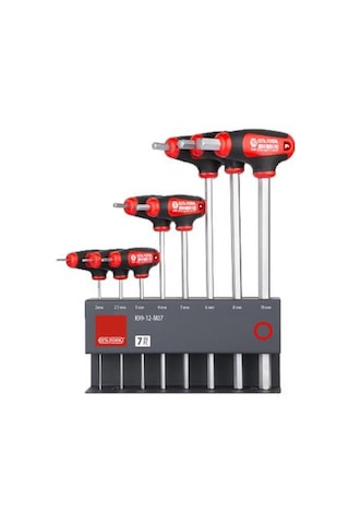Ceta Form K99-10-M08 8 Parça T Saplı Allen Anahtar Takımı Metal