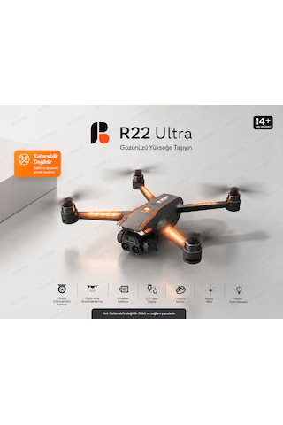 Nvg R22 Ultra Drone Hd Kamera Çift Kameralı Drone Fırçasız Motor Optik Akış Sabitleme Uzaktan Kumandalı Drone