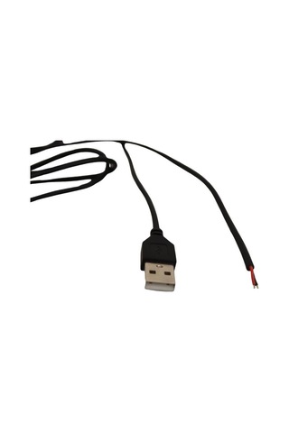 100 Cm Usb Erkek Kablo 2 Amper Ucu Açık Usb Kablo