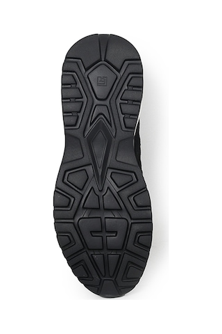 Jaumı Black Siyah Turuncu Sneaker Erkek Süet Ayakkabı 001