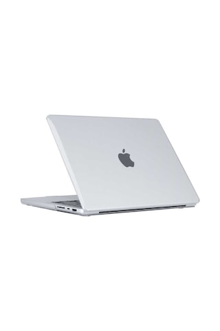 Ekılıf - Macbook Pro 14.2 2023 A2779 Uyumlu - Alt Ve Üst Koruyucu Msoft Kristal Kapak - Şeffaf