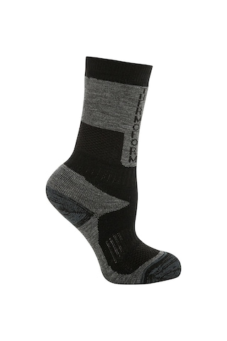 Thermoform Outdoor Çocuk Çorap Siyah Renkli