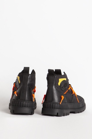 GUJA 490 Nakış Detaylı Erkek Sneaker Siyah
