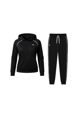 Under Armour Rival Tricot Tracksuit Hd Kadın Eşofman Takımı 6001966-001 Siyah