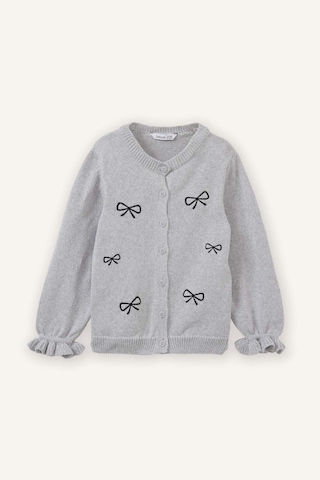 Defacto Fiyonk Nakışlı Hırka Kız Bebek G8151a526spgr401 Gri-gr401