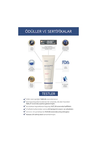 Kundal Yoğun Nemlendirici/besleyici Vücut Kremi Rick Soymilk Creamy Body Cream Mellowvanilla 200 ML