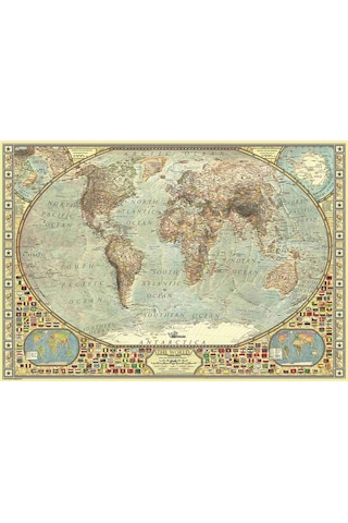 Anatolian 2000 Parçalık Puzzle - Dünya Haritası 3935