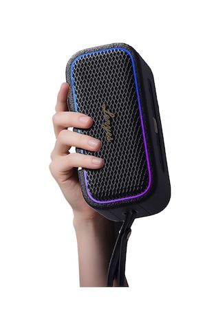 Lenyes S891 Rgb Işıklı Taşınabilir Su Geçirmez Otg-tws Bluetooth Hoparlör V5.3 80w Siyah