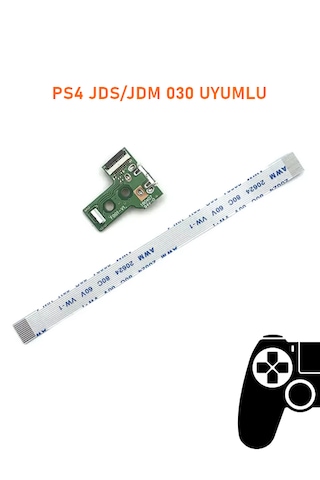 Ps4 V2 Kollar İle Uyumlu Jds Jdm 030 Usb Port Soket & 12 Pın Flex