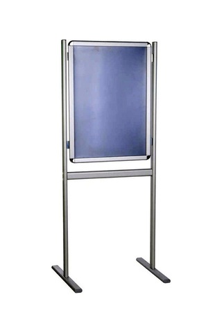 B1 50x70 Cm Yüksek Alüminyum Tek Taraflı Mobil Kaldırım Reklam Poster Pano - Ds052