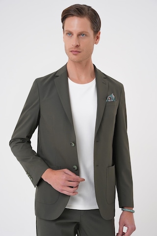 Comfort Fit Mono Yaka Torba Cep Casual Haki Ceket C 707 Haki