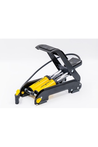 Kron Raptor Çift Pistonlu Dijital Göstergeli Ayaklı Basmalı Pompa 160 Psi Siyah - Sarı