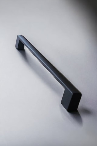 Köprü Alüminyum Metal Lüks Modern Mobilya Çekmece Mutfak Dolabı Kulpu Siyah 96mm 10 Adet Siyah