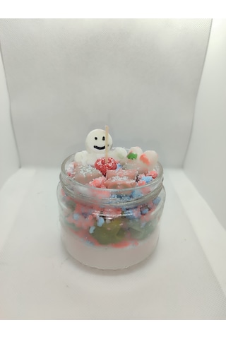 Kurabiye Adam Kavanozda Yılbaşı Partisi Mum