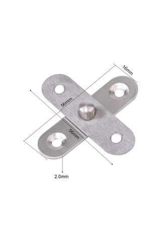 Homyl 2 Adet Paslanmaz Çelik Gizli 360 Derece Döner Menteşe Tarif Edildiği Gibi