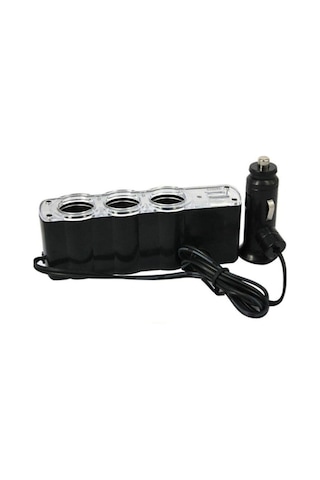 Araç Içi 3'lü Çakmaklık Çoğaltıcı Usb Çıkışlı 12v 3 Girişli Çakmaklık