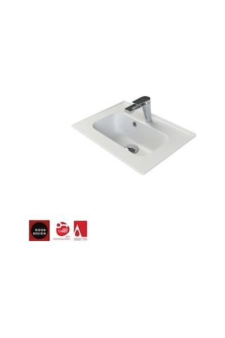 Turkuaz Blue Etajer Uyumlu Lavabo 50 x 36.5 CM