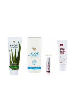 Forever Diş Macunu + Aloe Lips + Aloe Heat Lotion + Aloe Deodorant