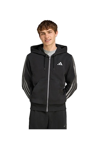 Adidas M Ess Hld Fz Hd Erkek Günlük Ceket Jm1695 Siyah Siyah