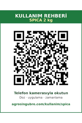 Agrosin Spica 13.24.12+(2MgO)+(10SO3)+ME Granül NPK Gübre 2 kg -