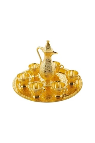 Zemzem Takımı - Ebruli - Altın Renk - Hac Ve Umre Hediyelik - (550805628) Zemzem Takımı - Ebruli - Altın Renk - Hac Ve Umre Hediyelik - (550805628)