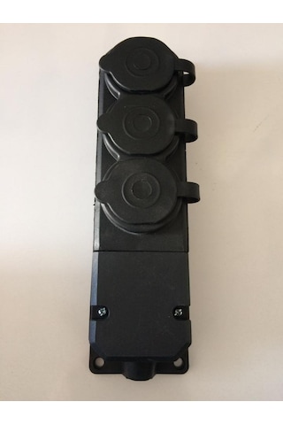 220 Kauçuk 3 Lü Grup Priz Kablosuz