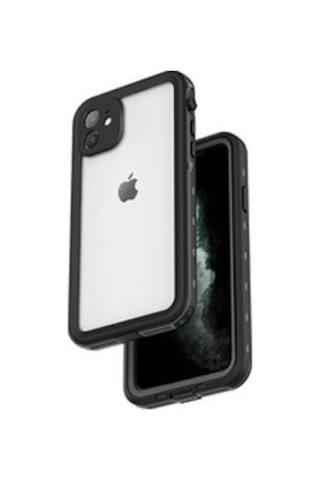 Lexroo Apple iPhone Uyumlu 12 1-1 Su Geçirmez Tpu Sert Pc Kılıf - Siyah