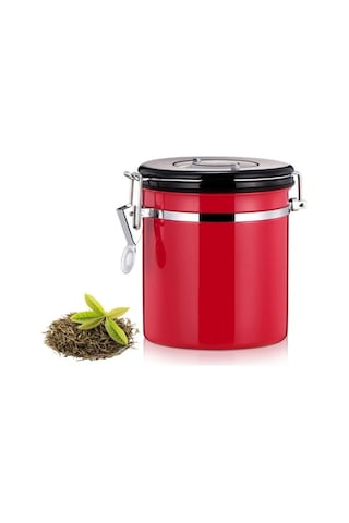 Dancemonkey 1200ml Paslanmaz Çelik Mühürlü Gıda Kahve Saklama Kabı, Küçük Boyutlu Tasarım 3 Izgara