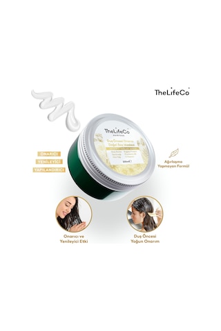 Thelifeco Hairfood Değerli Yağlar Serisi Duş Öncesi Onarıcı Doğal Saç Maskesi 200 ML