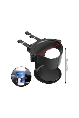 Çok Fonksiyonlu Araç İçi Bardak Tutucu Pratik Oto İçecek Tutacağı