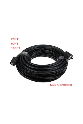 Yifomall Yüksek Basınçlı 50ft Uzatma Hortumu - 5800psı Dayanıklı Ve Adaptörlü