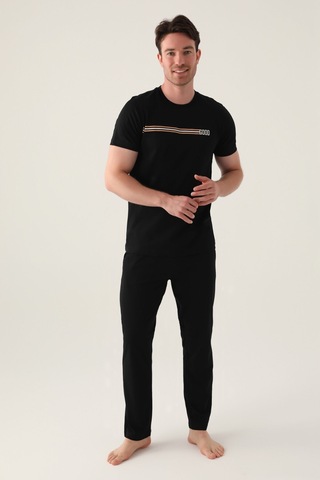 Arnetta Good Siyah Erkek Pijama Takımı 5274-42704 Siyah