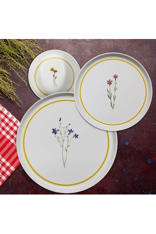 Güral Porselen İris 18 Parça Yemek ve Sunum Seti