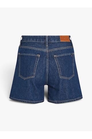 Tommy Hilfiger Dnm Mını Short Hw Ace Kadın Mavi Şort - Ww0ww44385