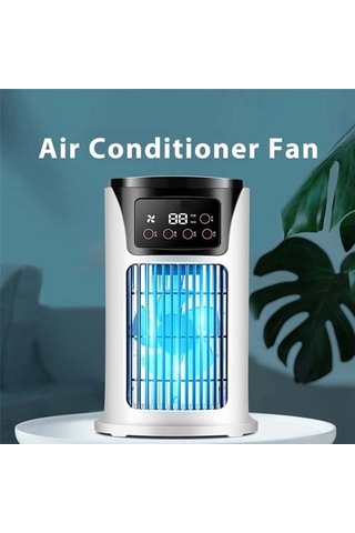 Hava Soğutucu Ev Yurt Öğrenci Masaüstü Elektrikli Fan Küçük Rüzgar Ofis Usb Soğutma Klima Fanı Shywc6 Renkli