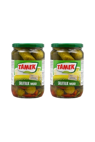 Tamek Salatalık Turşusu 680 Gr Cam X 2 Adet