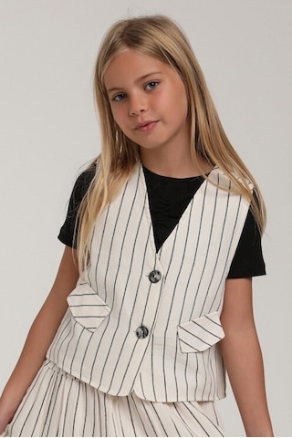 Xo Kids Kız Çocuk Tişört 10-14 Yaş 36006 Beyaz