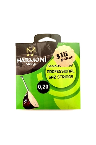3hrm20 Uzun Sap Saz Teli 3'lü Paket 0.20 Bağlama