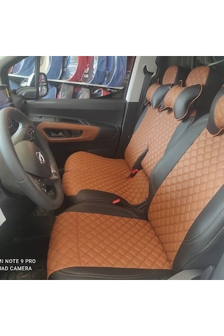 Opel Combo Panelvan Araca Özel Deri Oto Koltuk Kılıfı