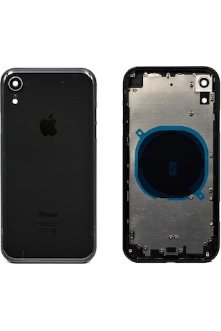 Apple Uyumlu iPhone XR Boş Kasa Siyah Renk