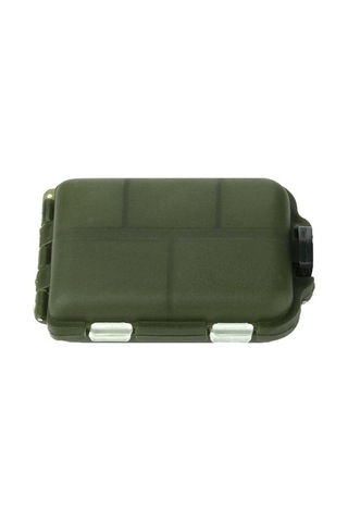 Bosphorusboutique02 Yeşil İlaç Organizatörü, Seyahat Tablet Kutusu, Hap Konteyneri, Kompakt Tutucu Yeşil