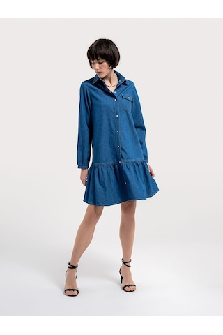 LOFT Loose Fit Kadın Elbise Lf2036546 Q1.v1 Denim