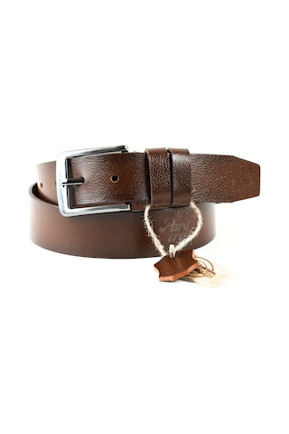 Hakiki Manda Derisi Erkek Kemer 4 CM Taba Kot Kumaş Kemeri Çok Renkli